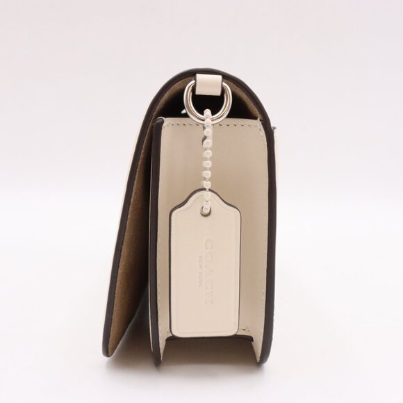 NWT Coach Toni Crossbody Bag in Chalk Leather with Detachable Strap (CT778) - Picture 5 of 11